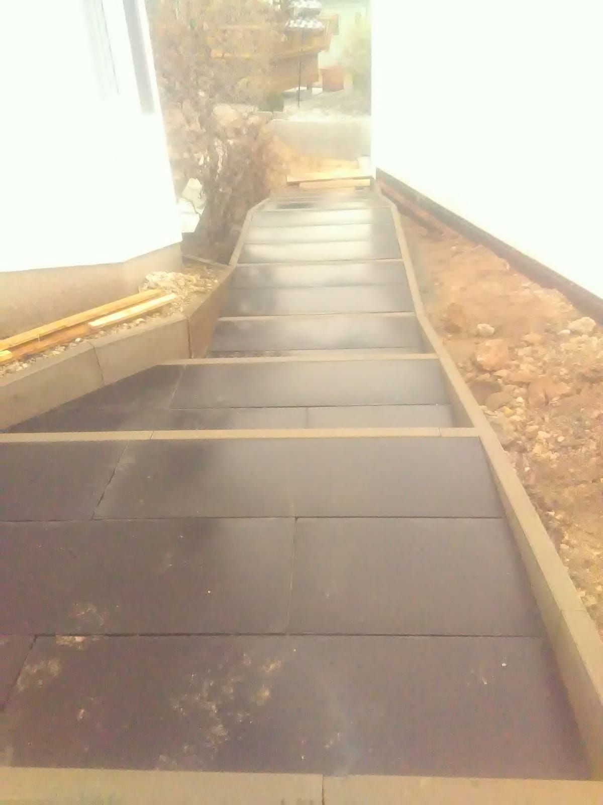 Pflasterarbeiten Treppe Außenbereich